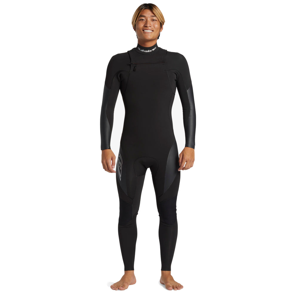 3/2 Mens Quiksilver Mercury Chest-Zip GBS Wetsuit - Black **1-2 WEEKS 🚚**