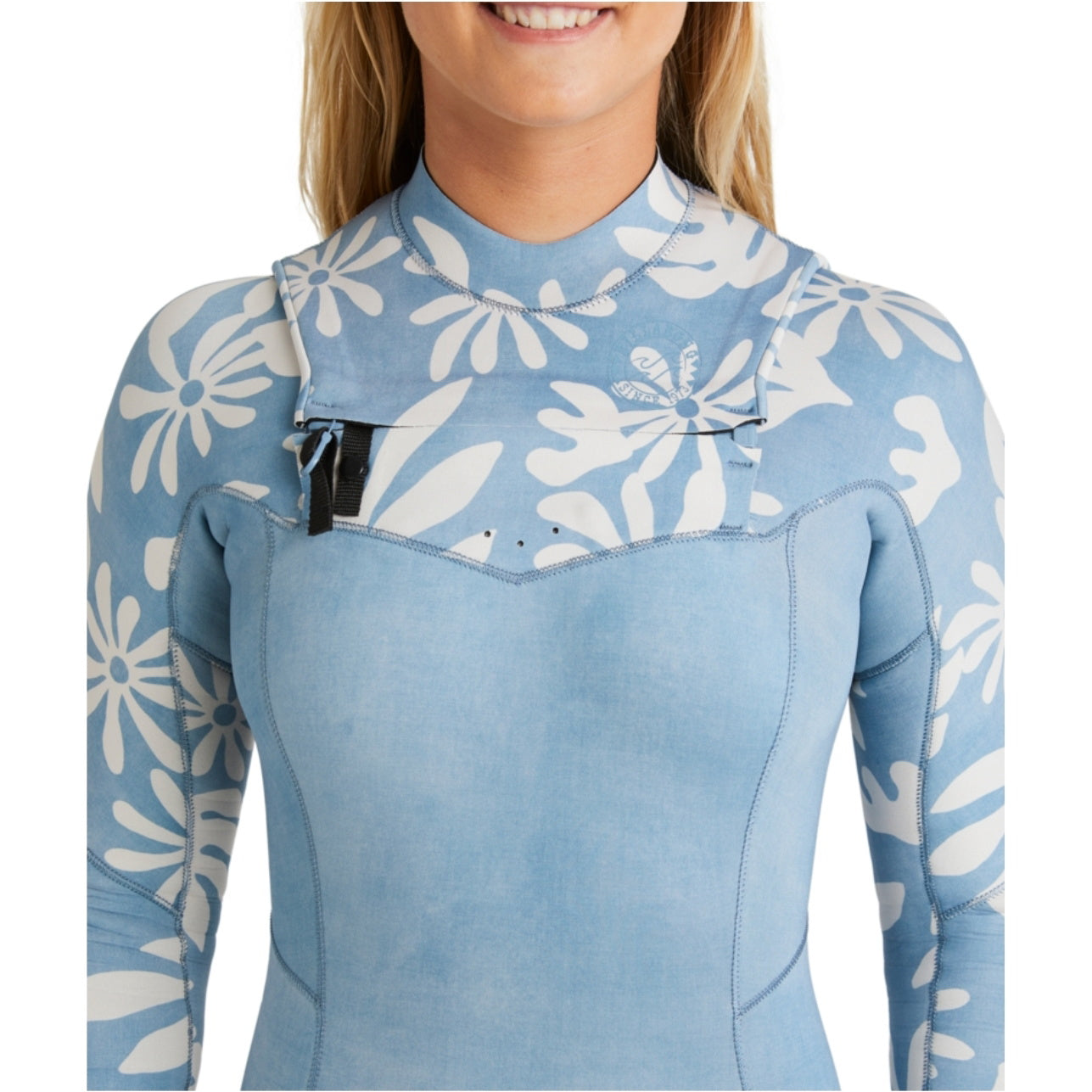 
                  
                    3/2 Girl's Billabong Salty Dayz Natural GBS Chest Zip Wetsuit - Blue Shadow
                  
                