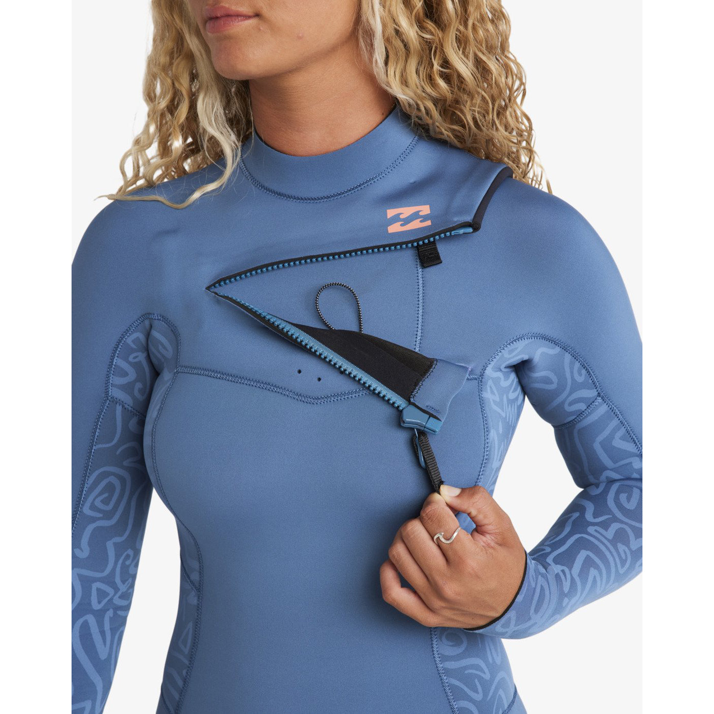 
                  
                    3/2 Women's Billabong Synergy Natural Chest Zip GBS Wetsuit - Tidal Blue - Surf Ontario
                  
                
