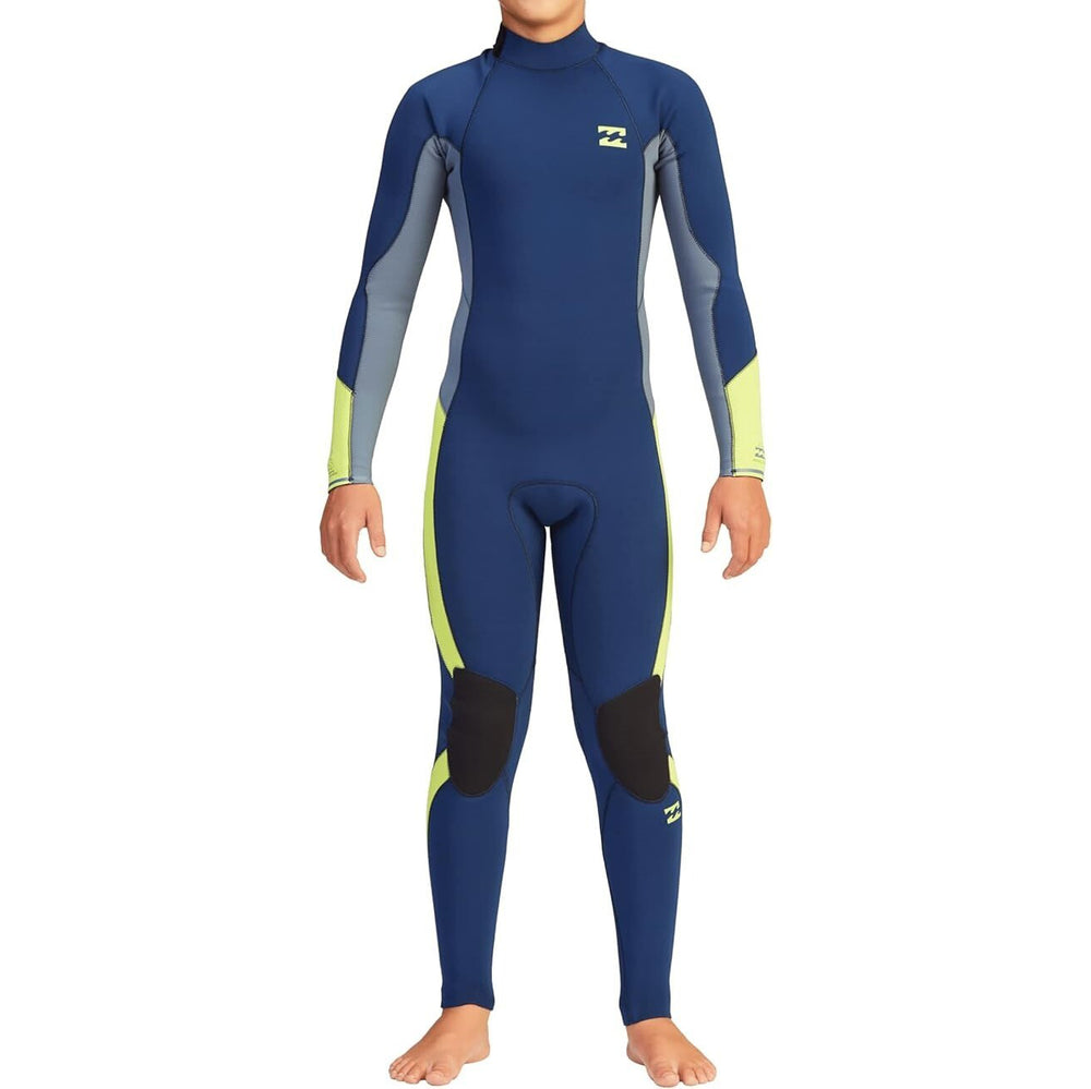 3/2 Youth Billabong Absolute Back-Zip Wetsuit - NVY **1-2 WEEKS 🚚**