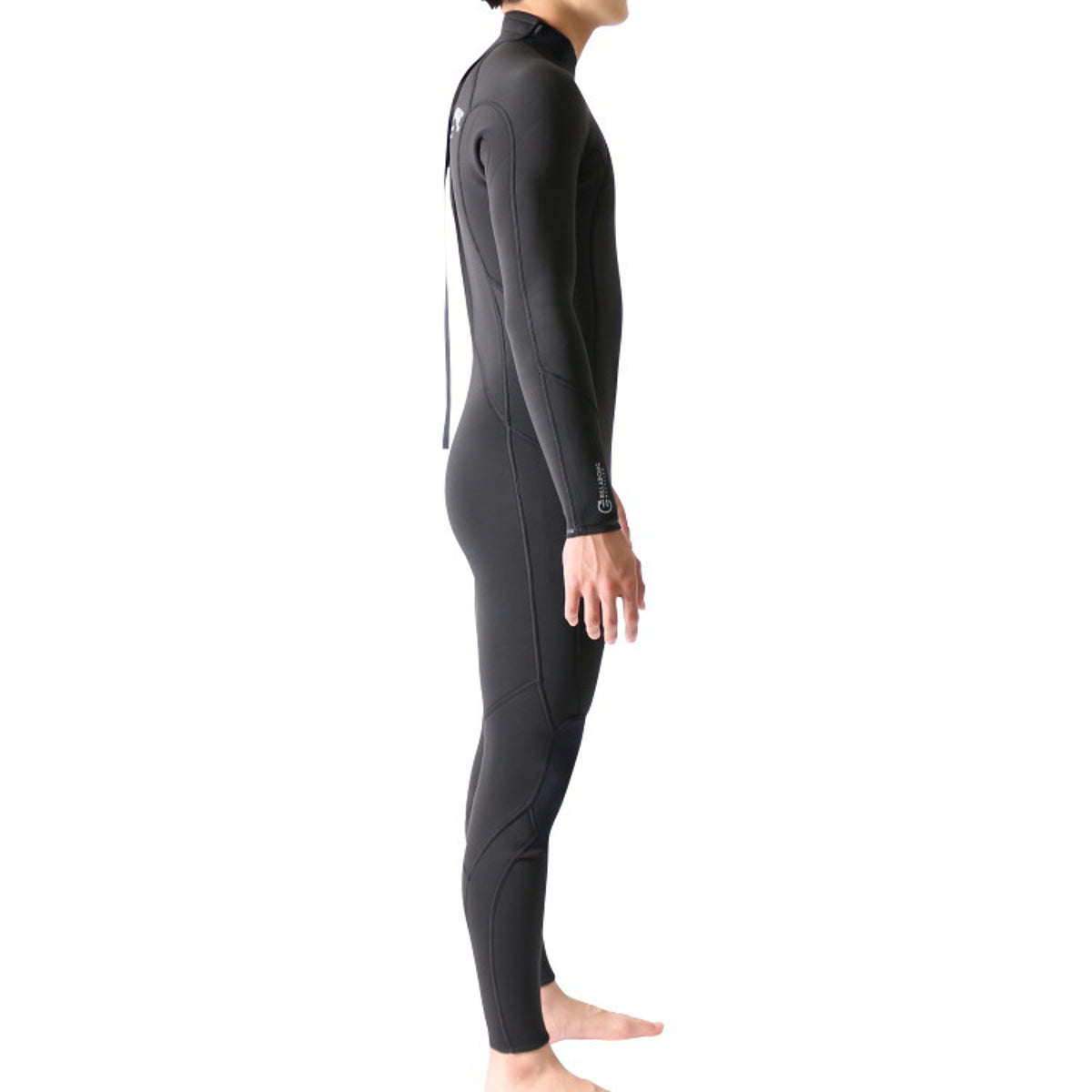 
                  
                    3/2 Mens Billabong Absolute Back Zip Flatlock Full Wetsuit - Navy blue with Gold logo
                  
                