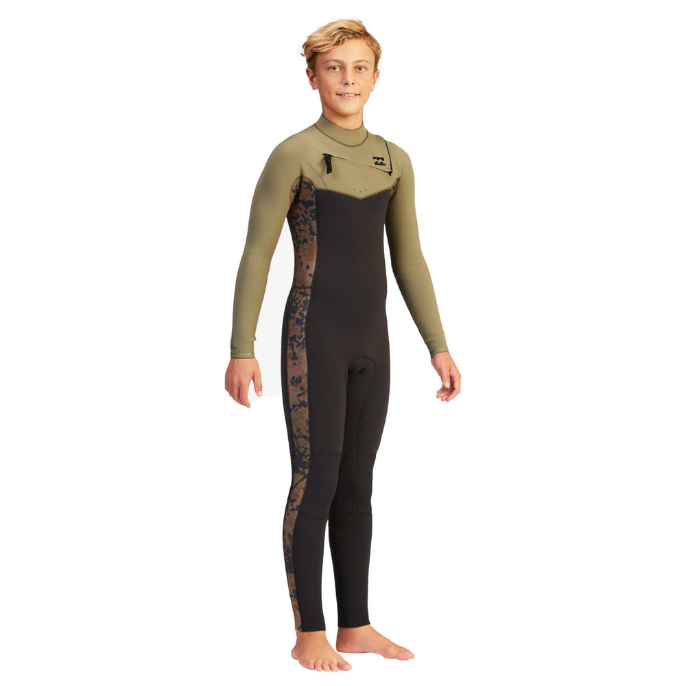 4/3 Boys Billabong Revolution Pro - Chest Zip Wetsuit **1-2 WEEKS 🚚**
