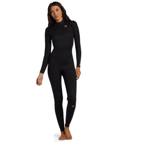 3/2 Women's Billabong Foil GBS Chest Zip Wetsuit - Surf Ontario