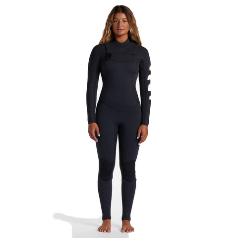 4/3 Women's Billabong Salty Dayz Natural GBS Chest Zip Wetsuit