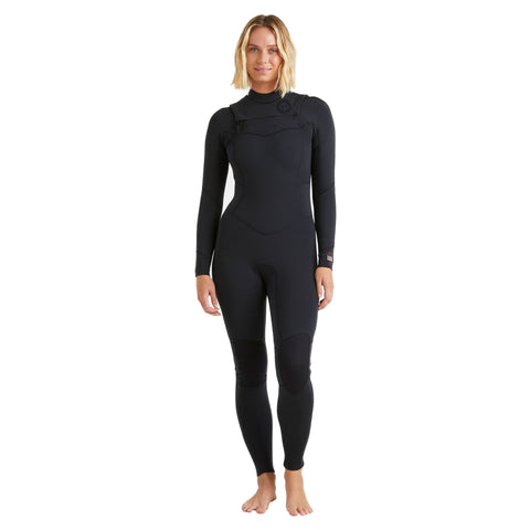 4/3 Women's Billabong Salty Dayz Natural Upcycler GBS Chest Zip Wetsuit - Surf Ontario