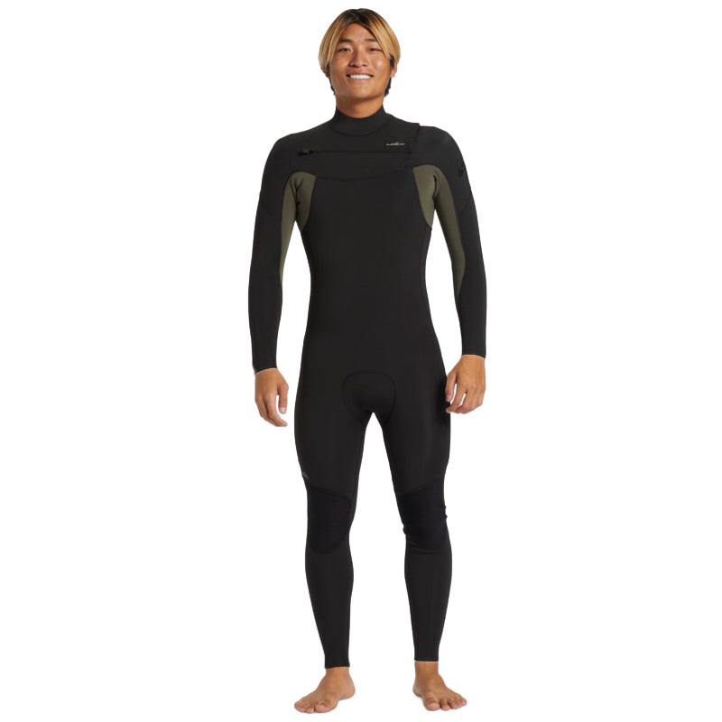 4/3 Mens Quiksilver Everyday Sessions Chest-Zip Wetsuit