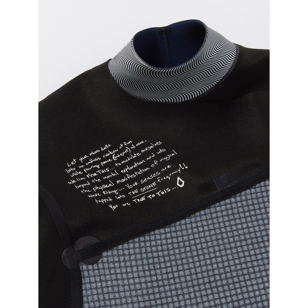 4/3mm Men's Volcom Modulator Chest Zip Fullsuit Cruizer Blue