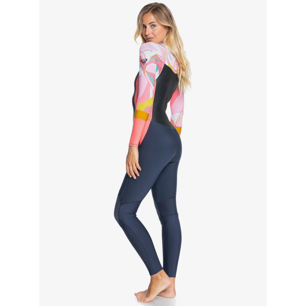 
                  
                    4/3mm Roxy Syncro Back Zip Wetsuit - Jet Gry/Coral Flme/Temple Gold
                  
                