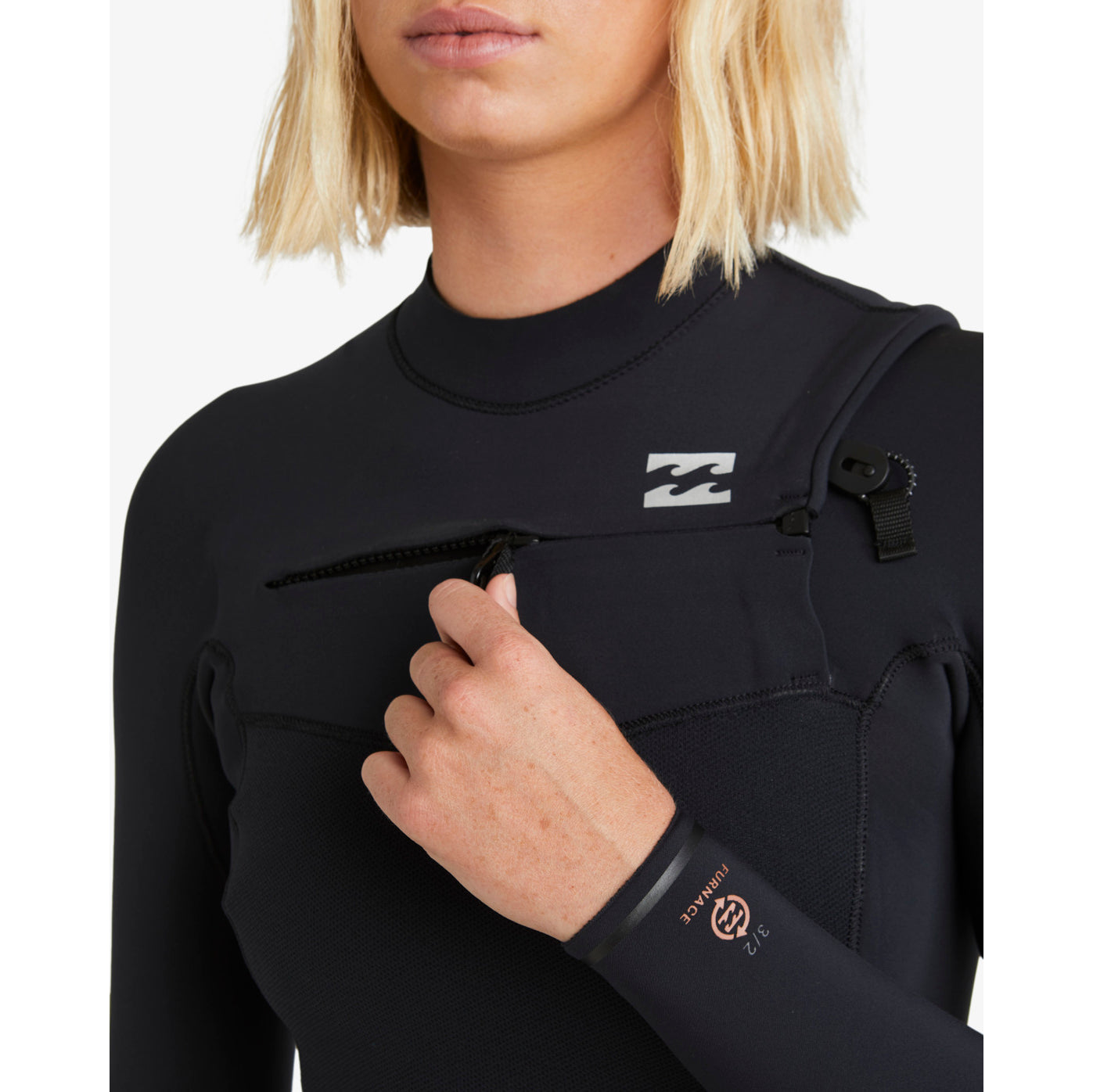 
                  
                    4/3mm Women’s Billabong Furnace Natural Chest Zip (Orange logo) - Surf Ontario
                  
                