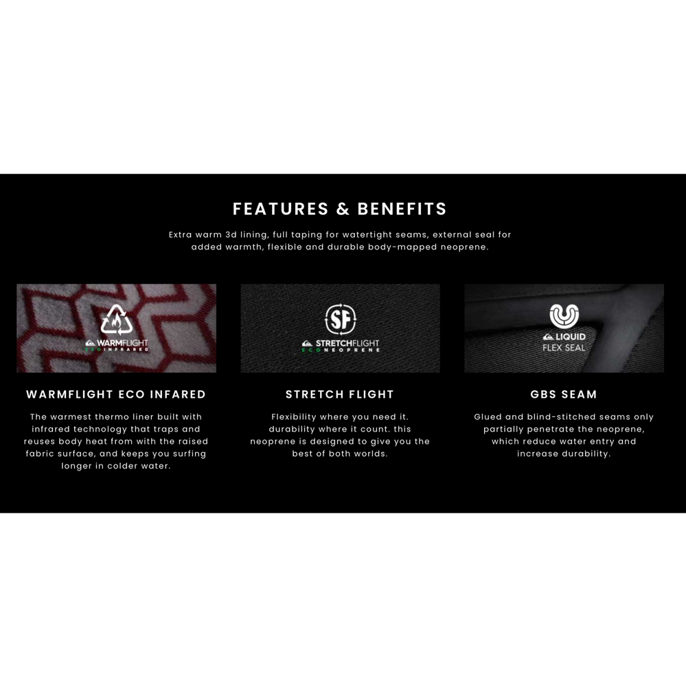 
                  
                    5/4/3 Men's Quiksilver Marathon Sessions Hooded Wetsuit
                  
                