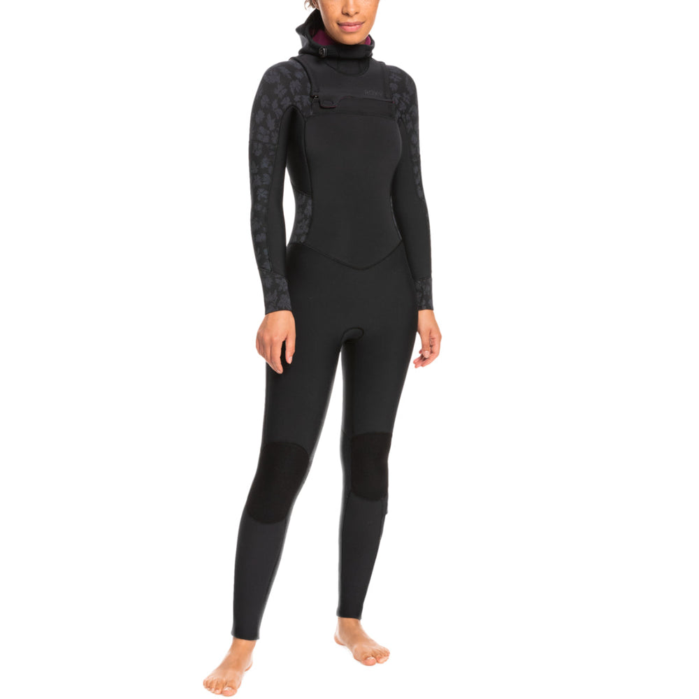 5/4/3mm Roxy Swell Series Hooded Chest-Zip Wetsuit