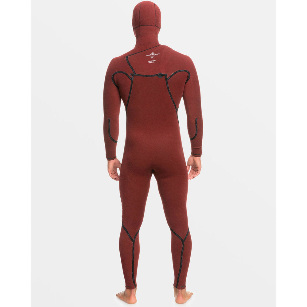 か*こ様 【QUIKSILVER】HIGHLINE 上下セットsize:XS 5/4/3 Men's Quiksilver Highline Hooded GBS Chest Zip Wetsuit