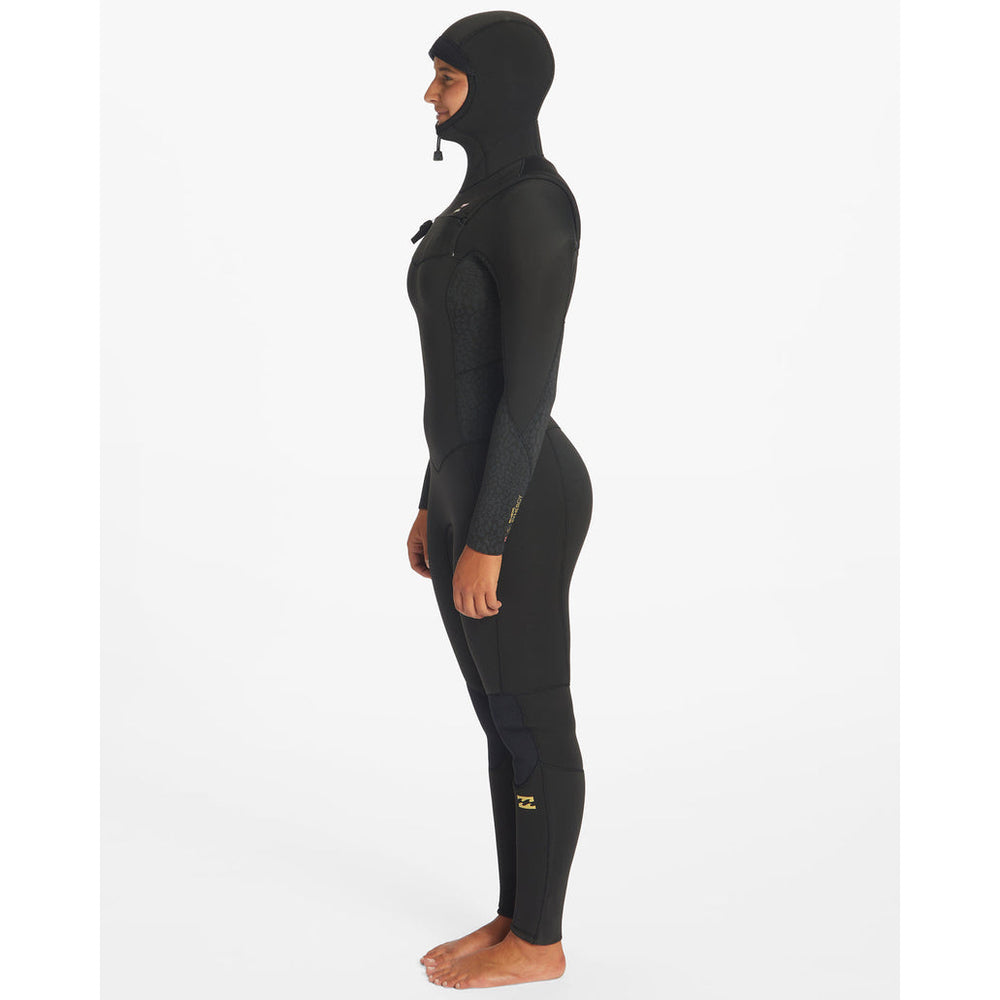 
                  
                    5/4mm Women’s Billabong Synergy Hooded Chest Zip Full Wetsuit -  WILD BLACK - BKYH6
                  
                