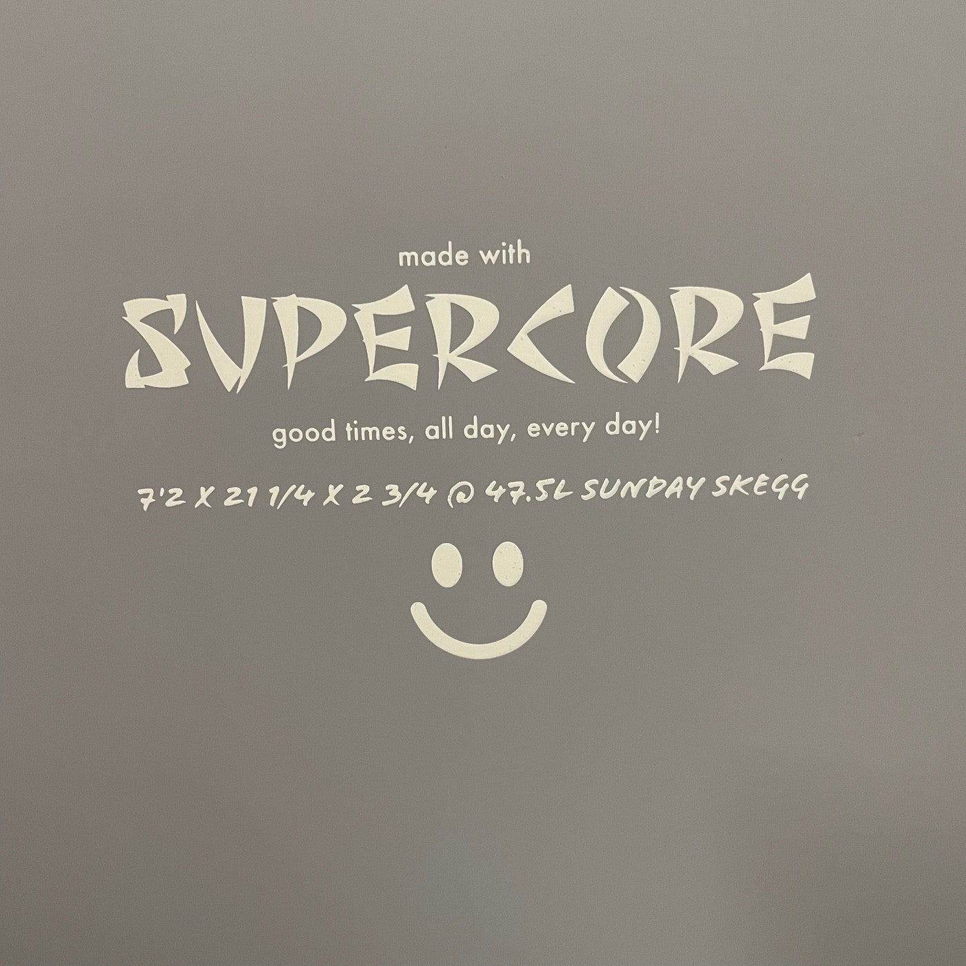 
                  
                    Aloha Smile Sunday SkEgg Surfboard 7'2 - Supercore Sky Blue
                  
                