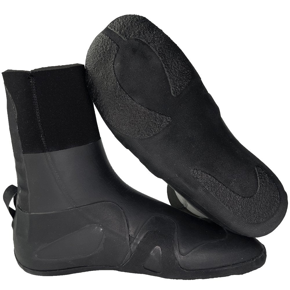 Booties 7mm Vissla North Seas Dipped Round Toe Bootie - Black