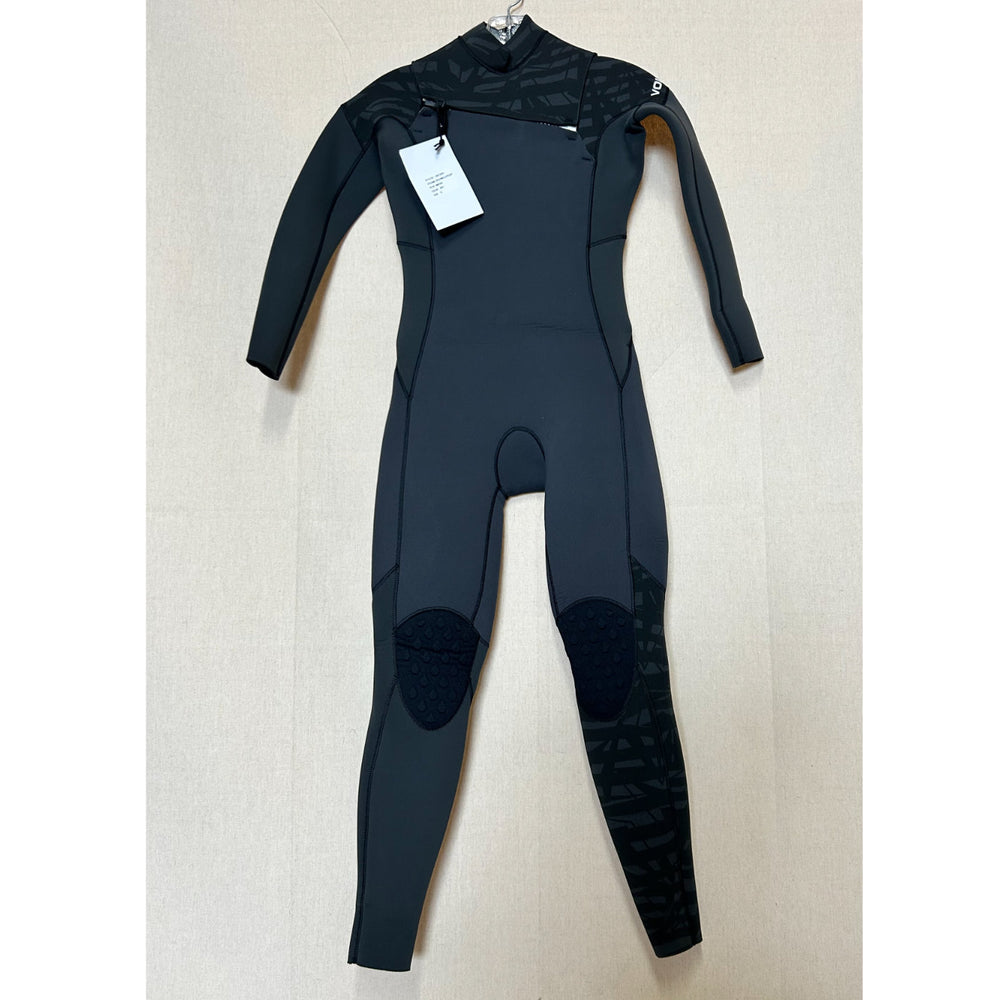 4/3 Boys Volcom Chest Zip (Grey)