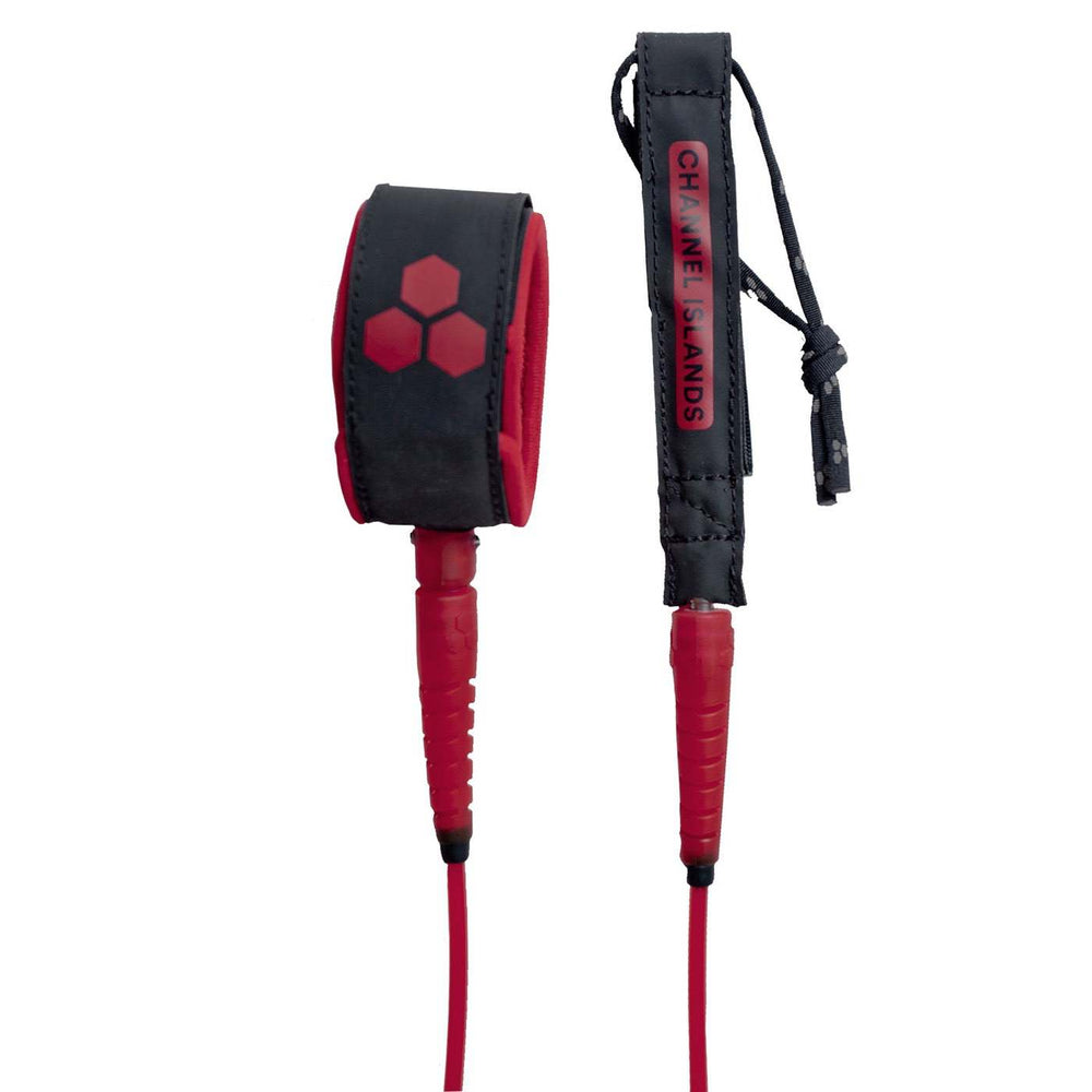 Leash - Channel Islands - 6 1/4 Round Everyday Leash - BLOOD RED