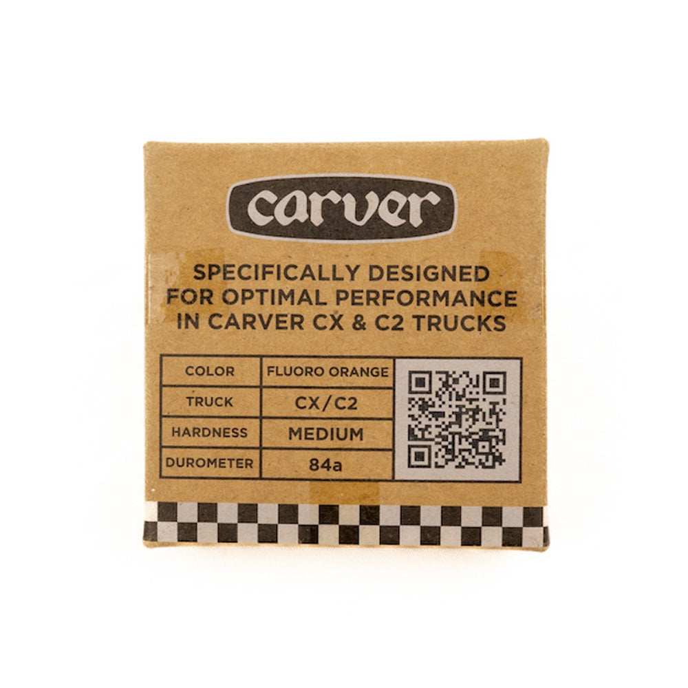 Carver CX/ C2 Soft Bushing Set Orange Glo Medium