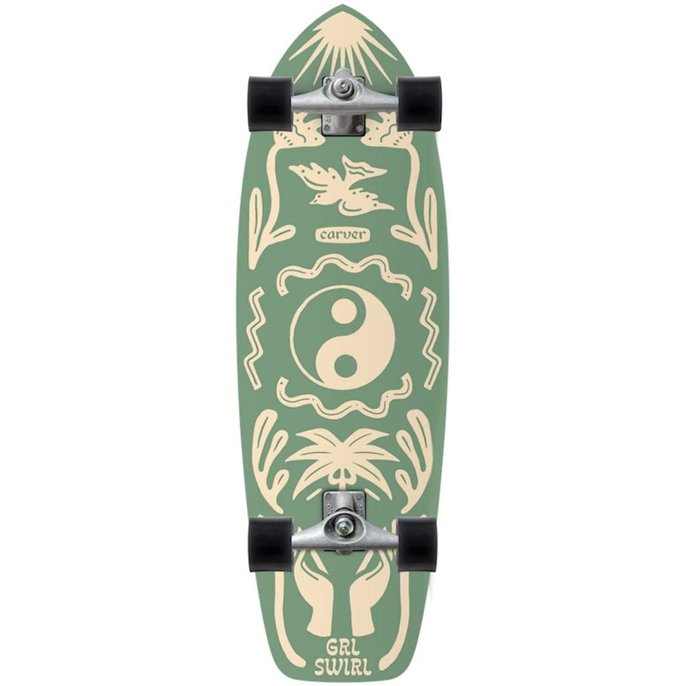 Carver - 31‘’ GRL Swirl Yang Yin Surfskate Complete CX