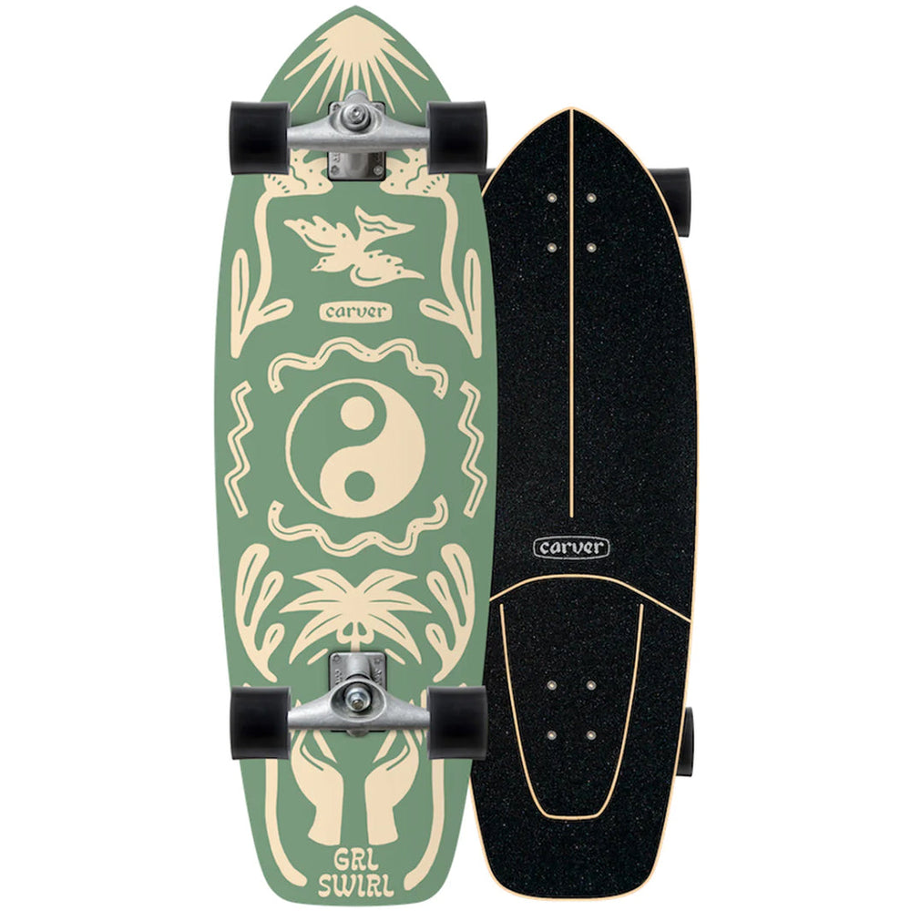 Carver - 31‘’ GRL Swirl Yang Yin Surfskate Complete CX