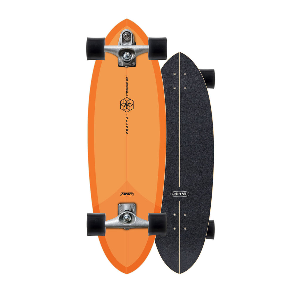 Carver - 31.75‘’ CI Mid Orange Surfskate Complete C7 (V4)