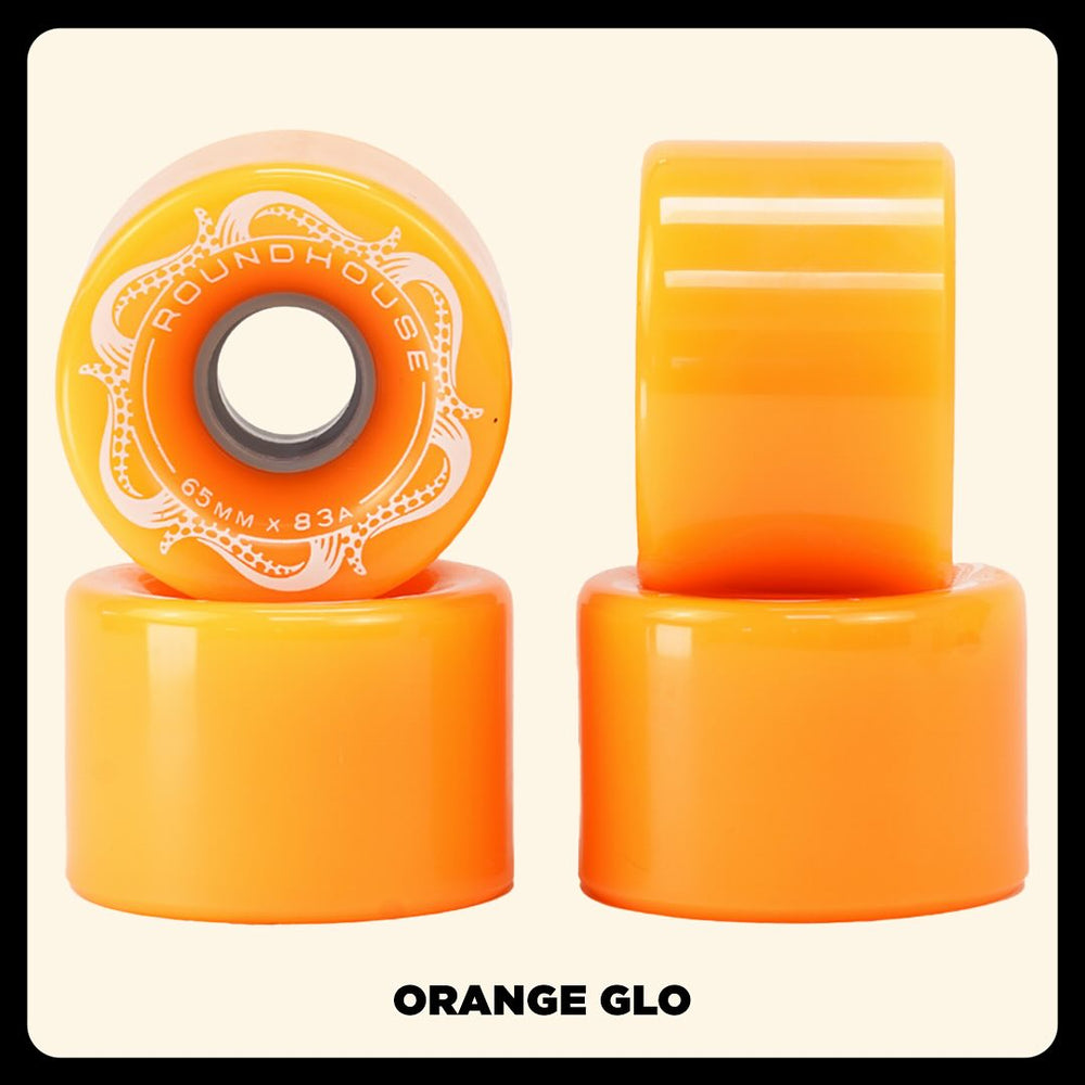 
                  
                    Carver Roundhouse 65mm Slick - Orange Glo Wheel Set
                  
                