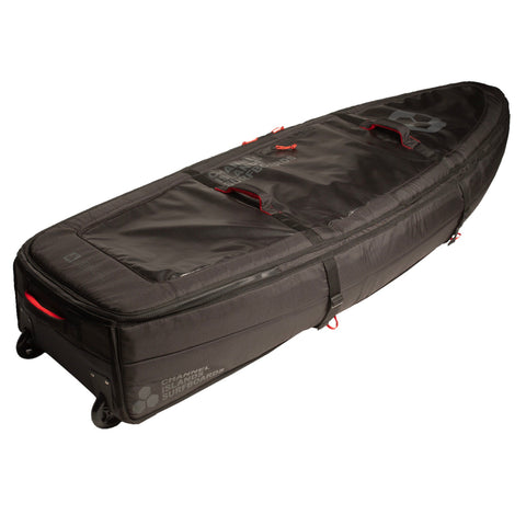 Channel Islands Board Cover - QUAD Wheeled TRAVELER BOARD Black - Surf Ontario