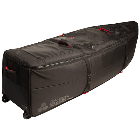 Channel Islands Board Cover - TEAM TRAVELER WHEELED Black - 8 boards **1-2 WEEKS 🚚**