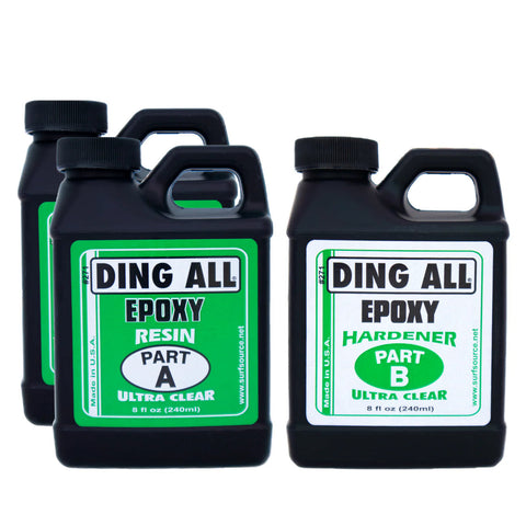Ding Repair - Ding All Epoxy Resin Set 24oz - Surf Ontario