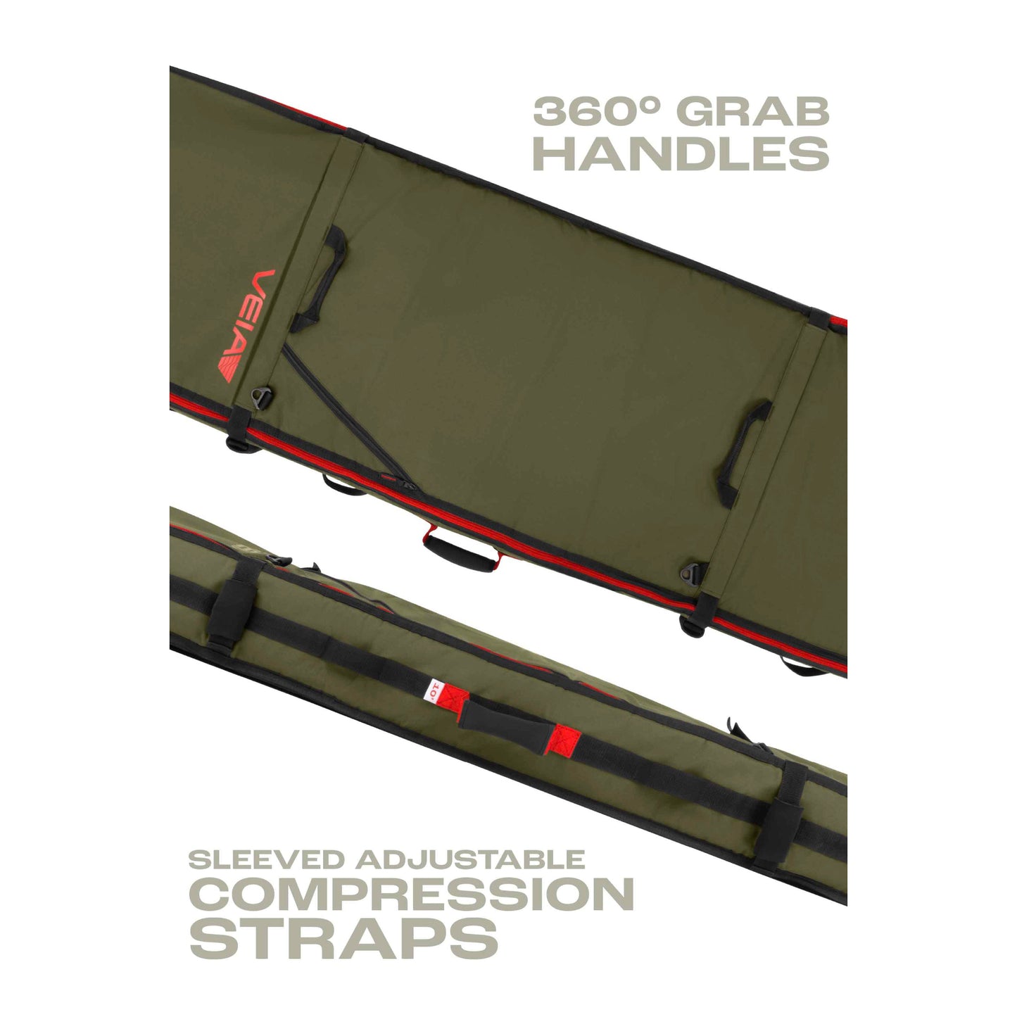 
                  
                    Veia Bag - Explorer 2 Longboard Travel Bag - Squadron 9'0 **1-2 WEEKS 🚚**
                  
                