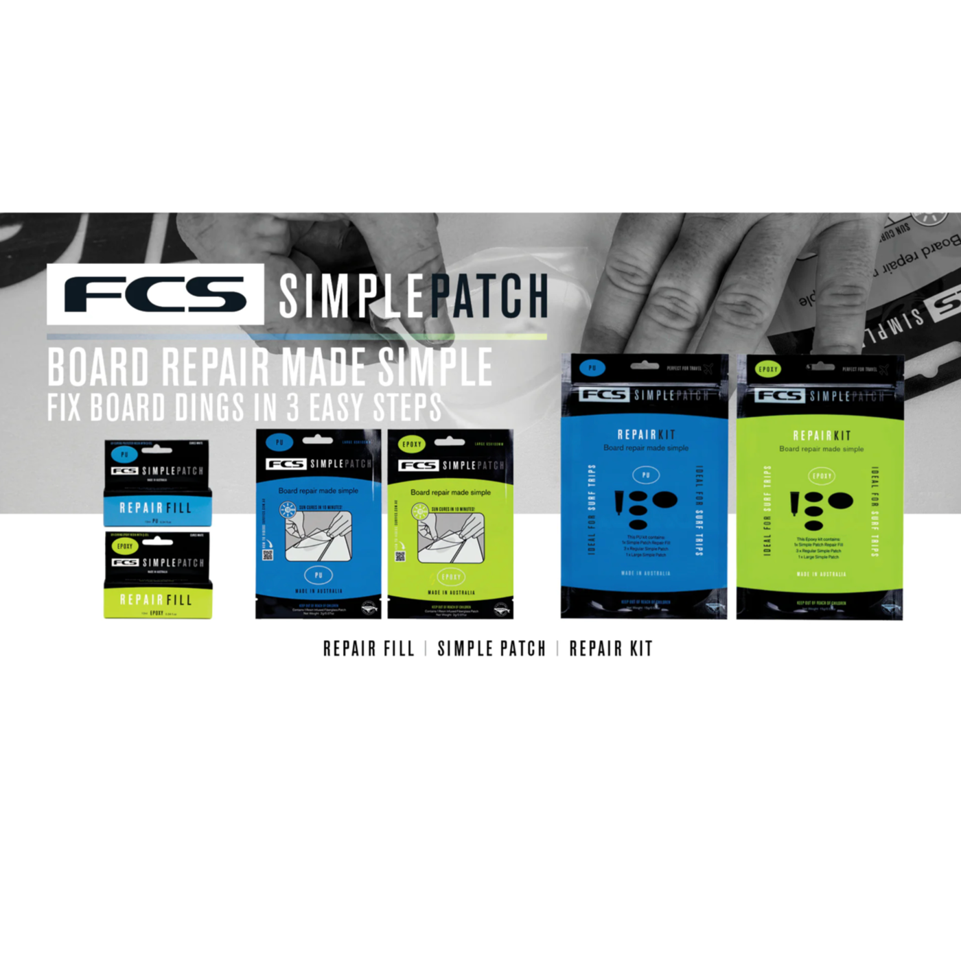 
                  
                    FCS Simple Patch Repair - Regular - PU
                  
                