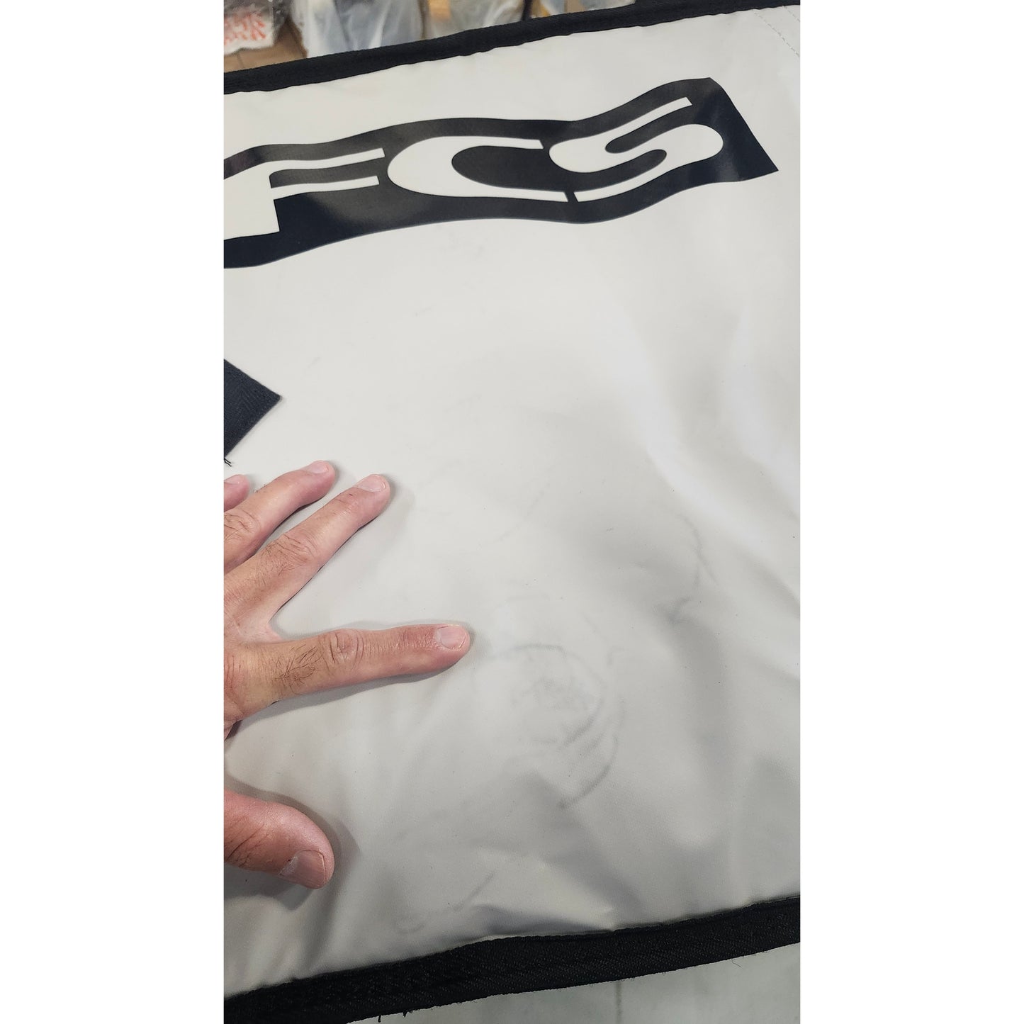 
                  
                    FCS board bag - Travel 1 Hybrid/Funboard Bags Black-Grey 7'6 - USED* 🏷️
                  
                