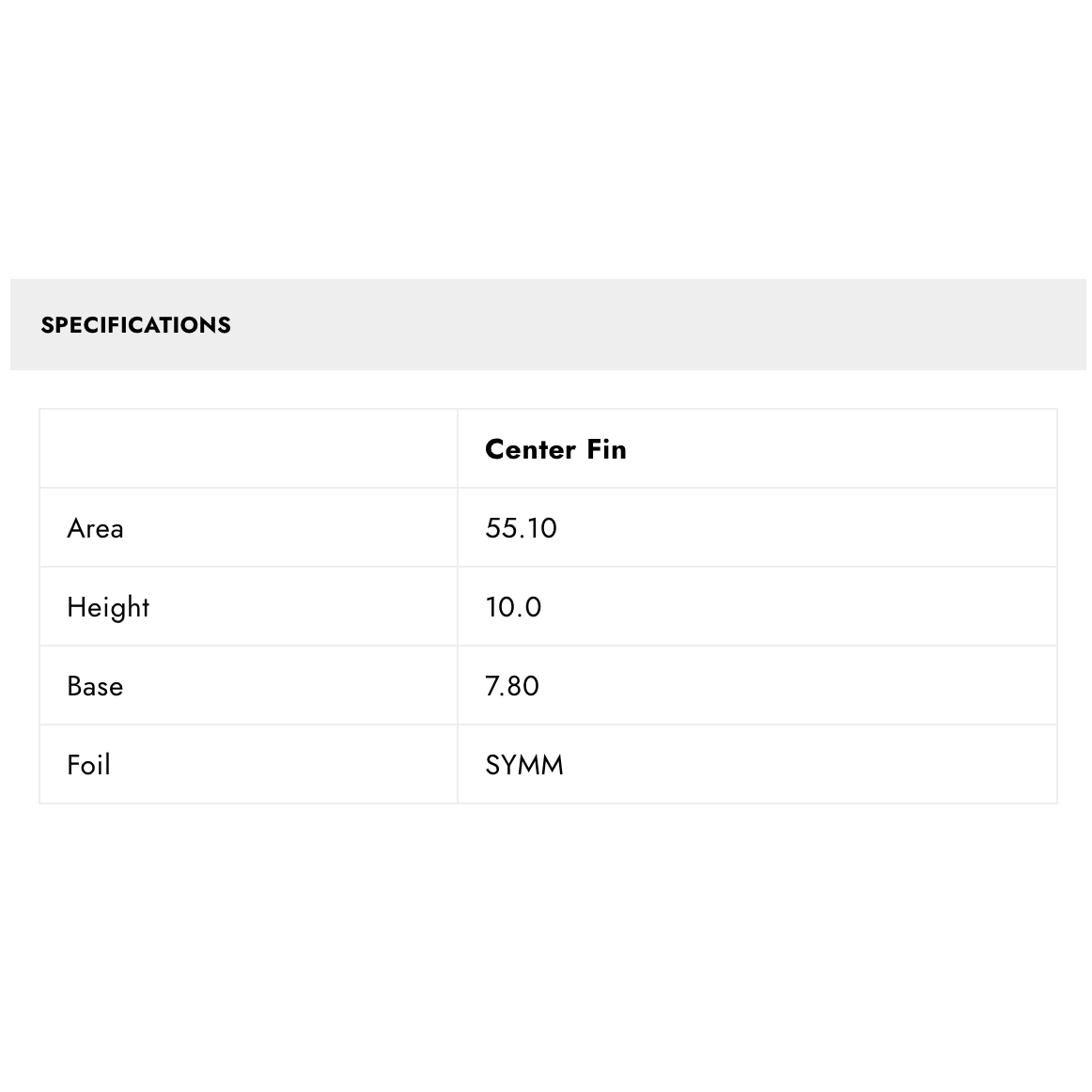 
                  
                    FUTURES - SINGLE - RUDDER 10.0 Fiberglass ** 1-2 WEEKS  🚚**
                  
                