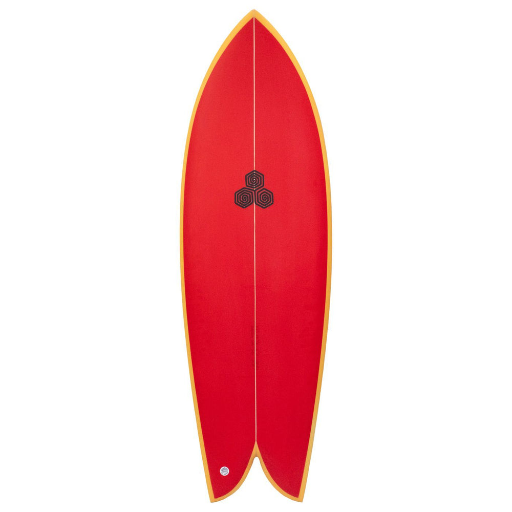 Channel Islands - Febs Fish 5'11 PU RED / YELLOW Futures