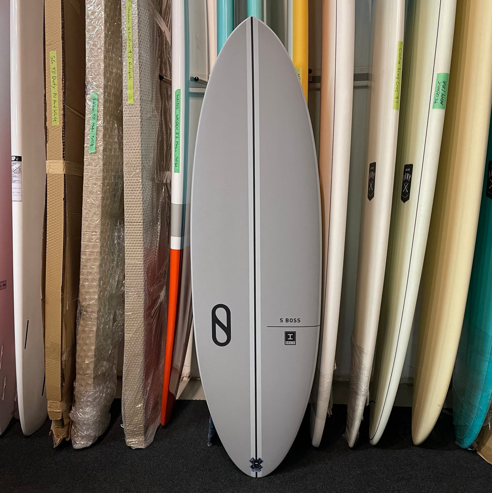 Firewire S BOSS 5'5 I-Bolic Core with Fiberglass Lamination Futures - Grey/Grey