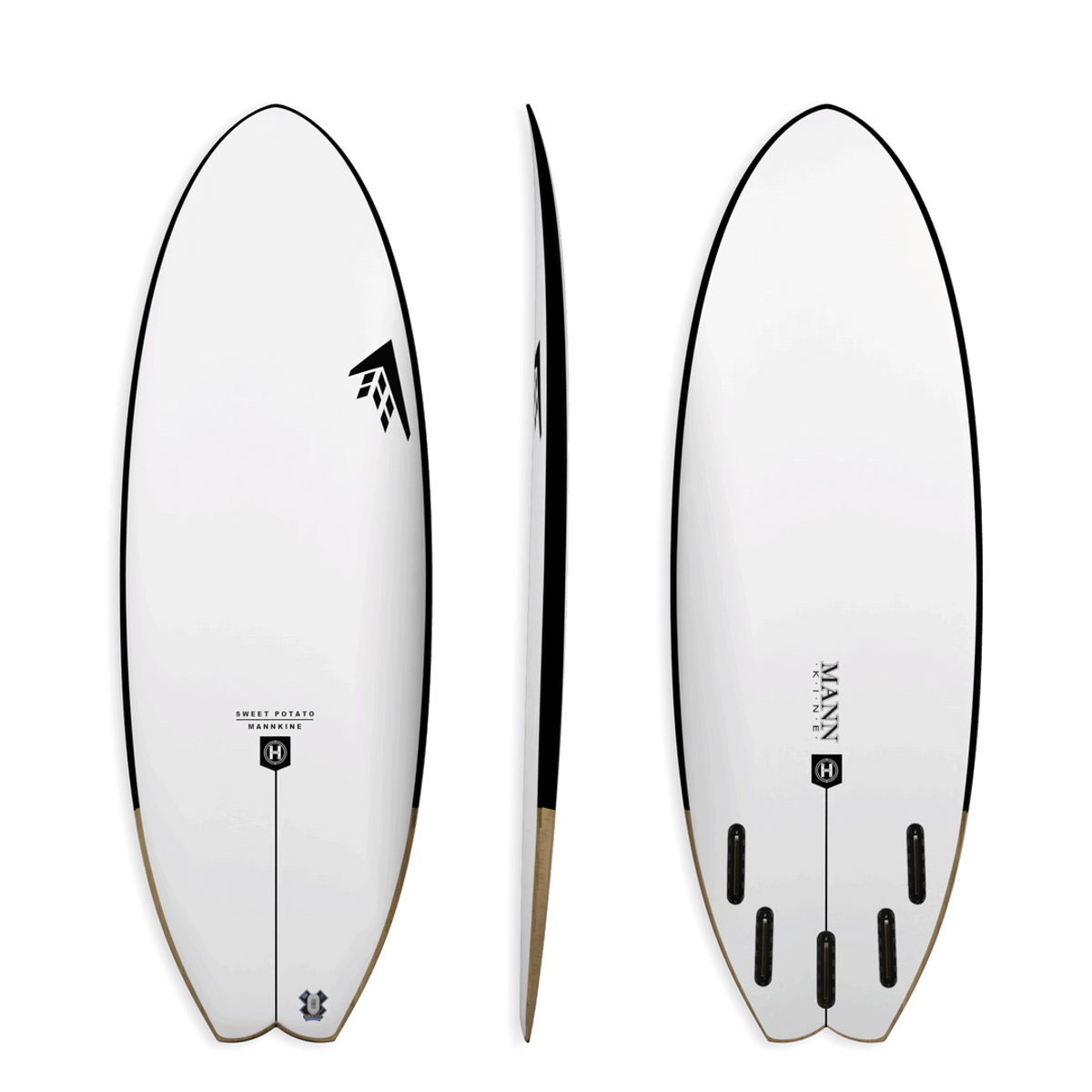SWEET POTATO スィートポテトFIREWIRE DESIGNS Firewire Sweet Potato 6'2 Black Futures Fins – Surf Ontario