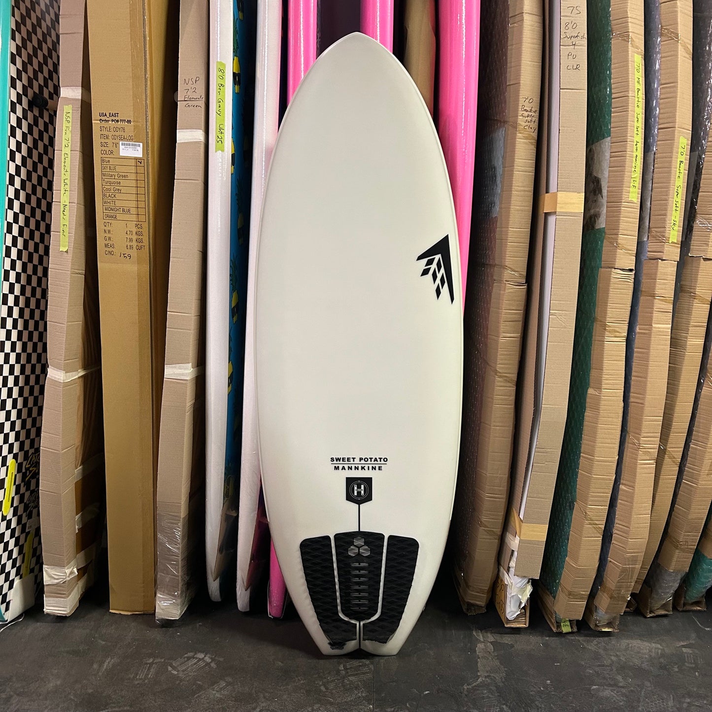 Firewire Sweet Potato 5'4 Black Futures Fins - USED 🏷️ - Surf Ontario