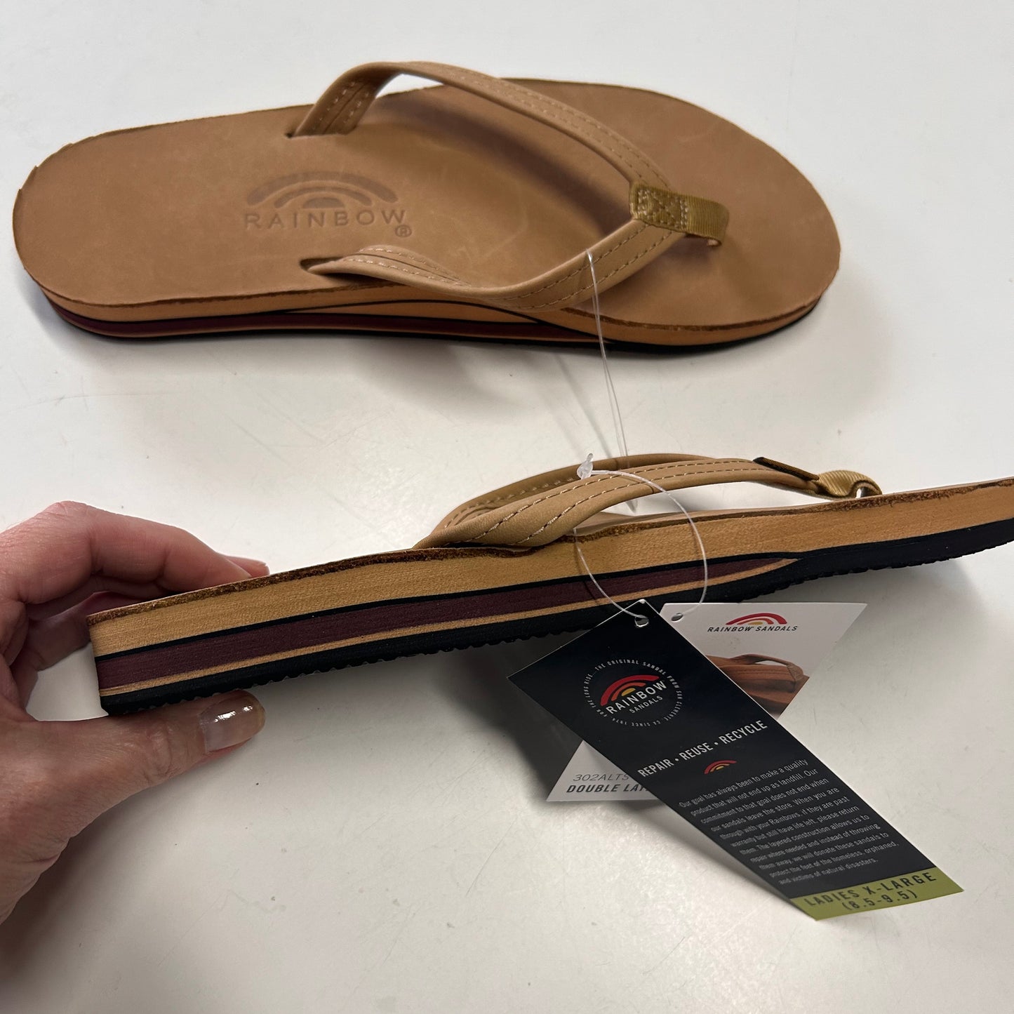 
                  
                    Flip Flops / Sandals - Rainbow Original - 302 ALTSN - Double Layer/Narrow Strap Sierra Brown - Ladies
                  
                