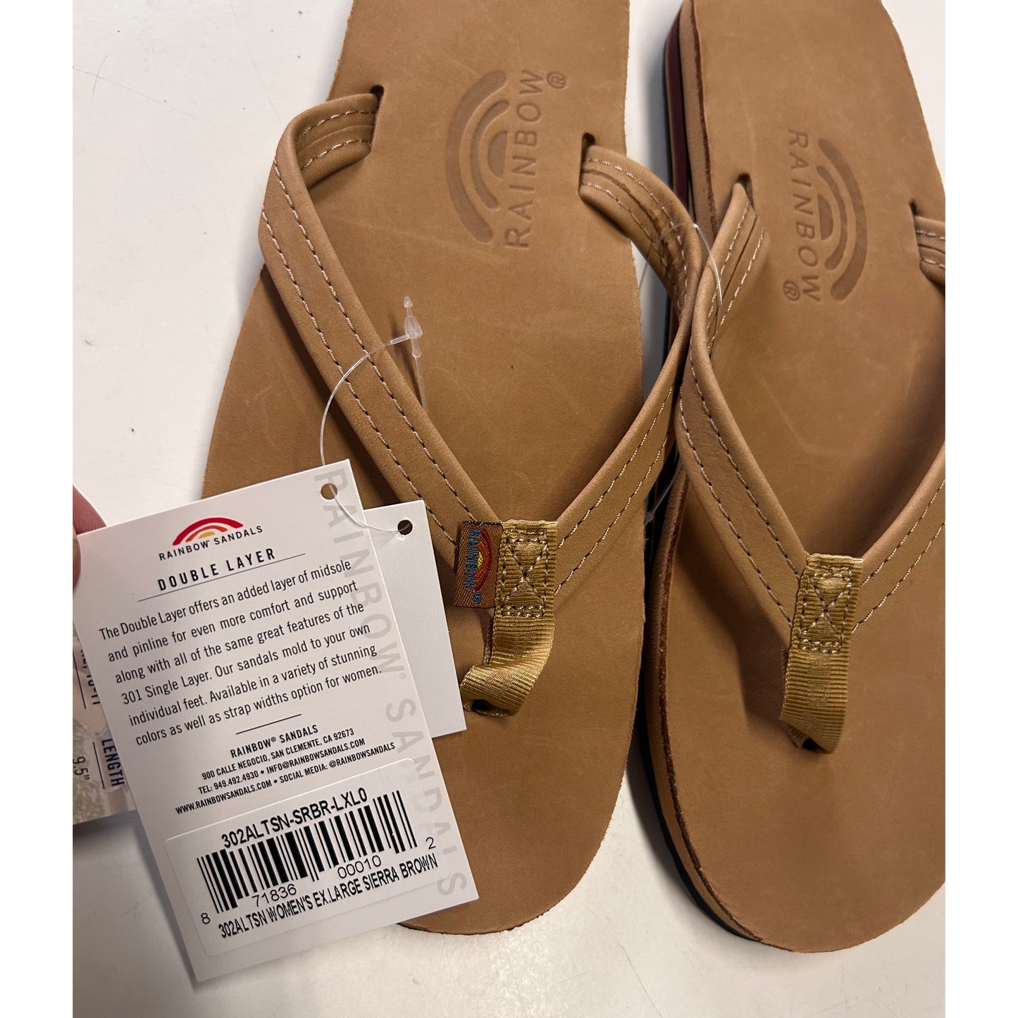 
                  
                    Flip Flops / Sandals - Rainbow Original - 302 ALTSN - Double Layer/Narrow Strap Sierra Brown - Ladies
                  
                