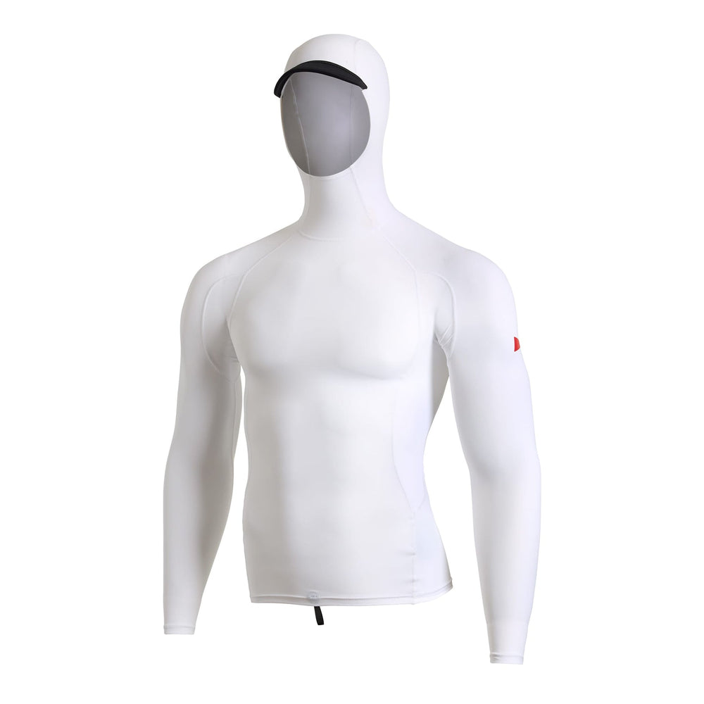 Florence Marine X Long Sleeve Hooded Rashguard White