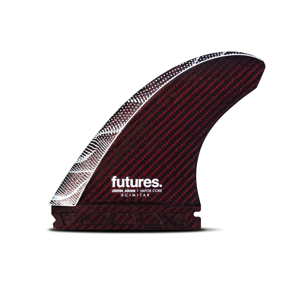 Futures - THRUSTER - John John Florence Signature Scimitar (L) Vapor Core - Red