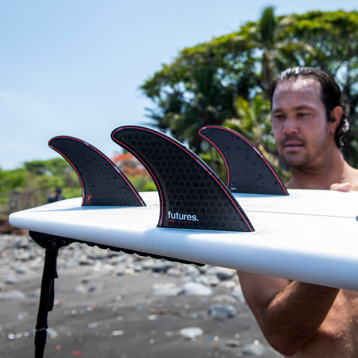 
                  
                    Futures - THRUSTER - Jordy Signature Honeycomb (L) Black/Red
                  
                