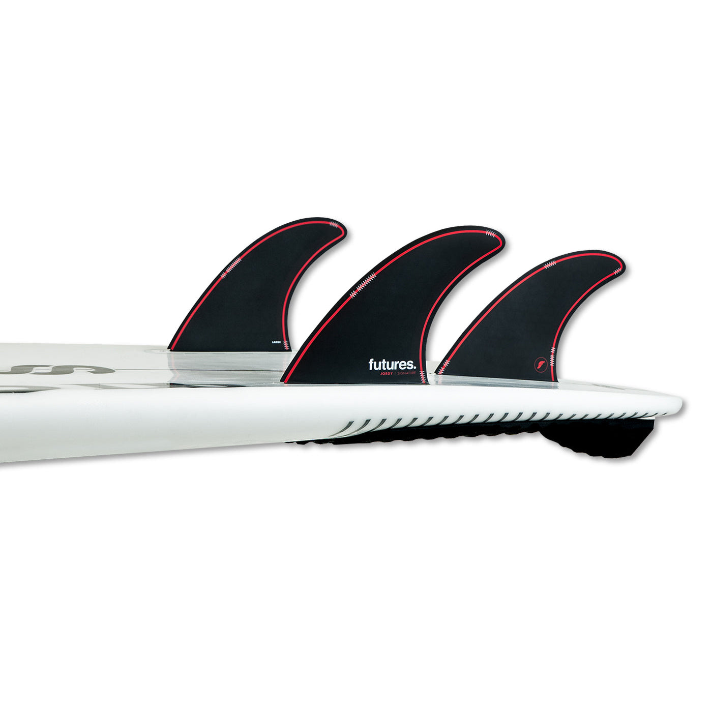 
                  
                    Futures - THRUSTER - Jordy Signature Honeycomb (L) Black/Red
                  
                