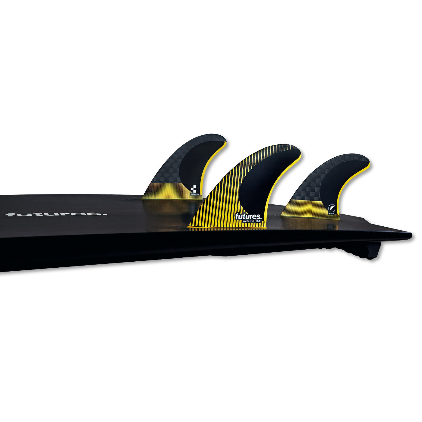 Futures - THRUSTER - P6 Blackstix - Yellow - Surf Ontario