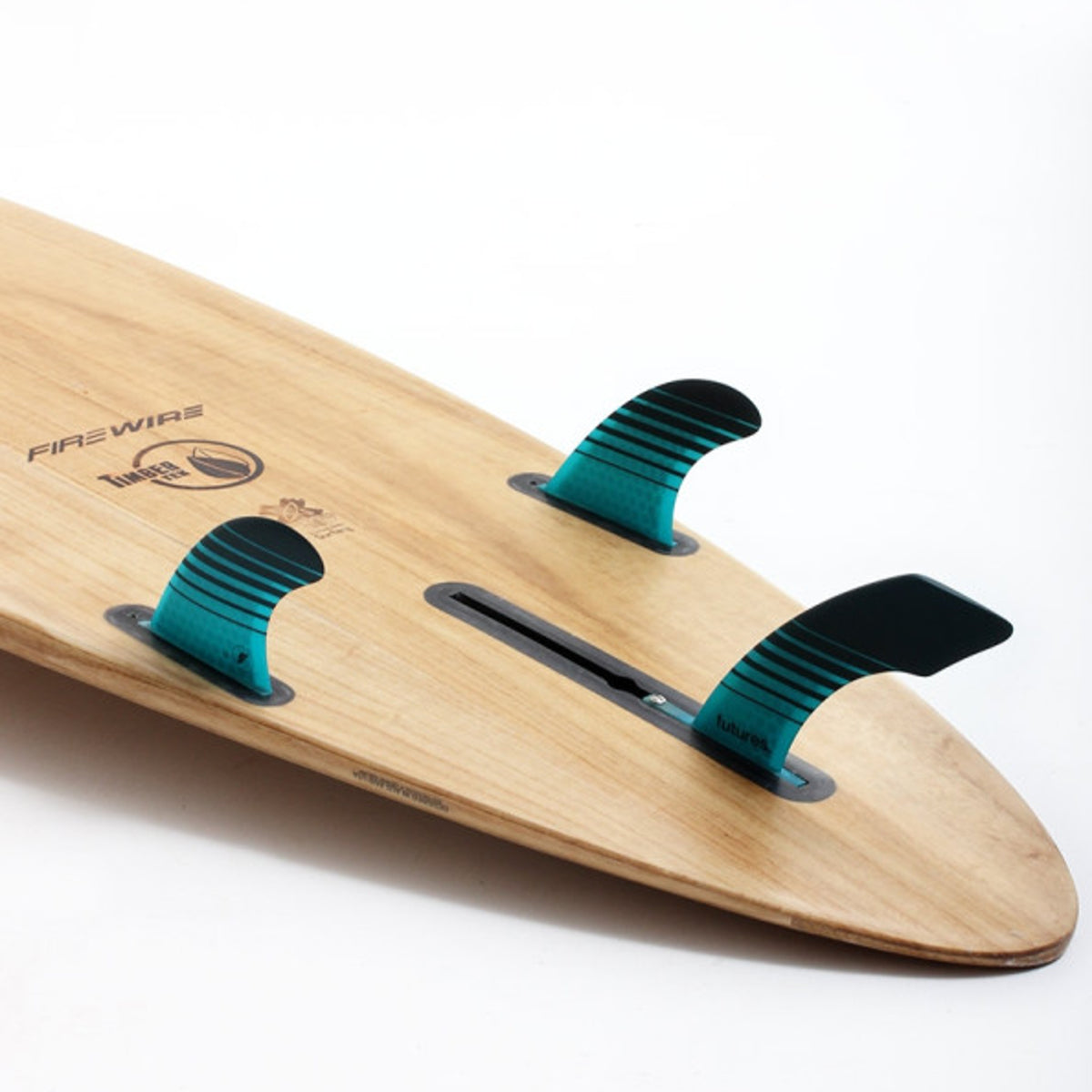 Futures HATCHET 2+1 - Teal stripes - Surf Ontario