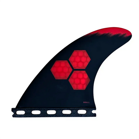 Futures THRUSTER - Channel Islands Fin Set TECH 1, 1 TAB, Red Small