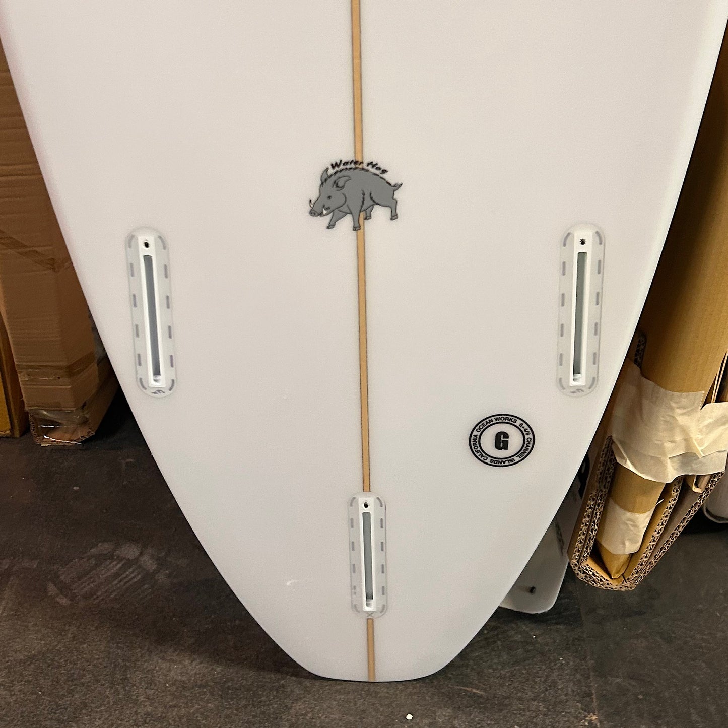 
                  
                    Channel Islands Water Hog 8'0 PU Futures x3 Fin
                  
                