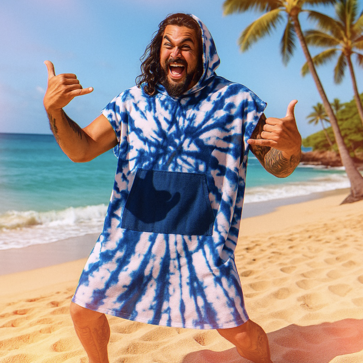 
                  
                    Changing towel - LEUS Original ECO Poncho - Tie Dye ** 1-2 WEEKS  🚚**
                  
                