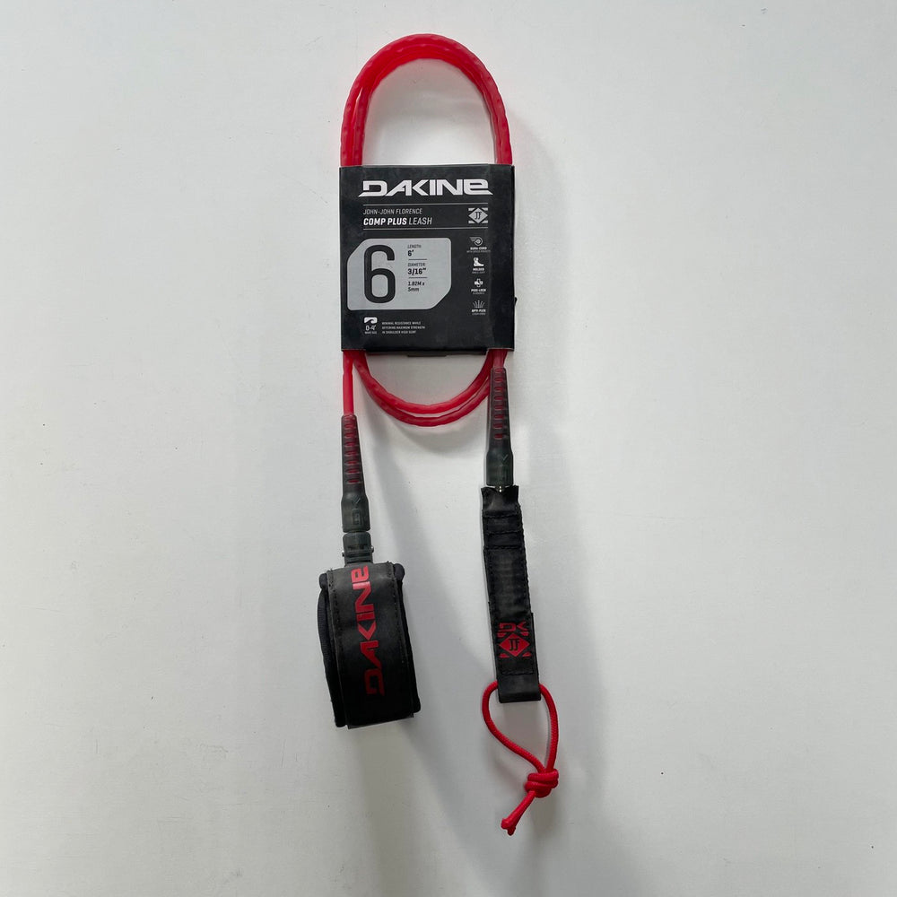 Leashes - Dakine - Comp Plus JJF Leash 6ft X 3/16in - Red