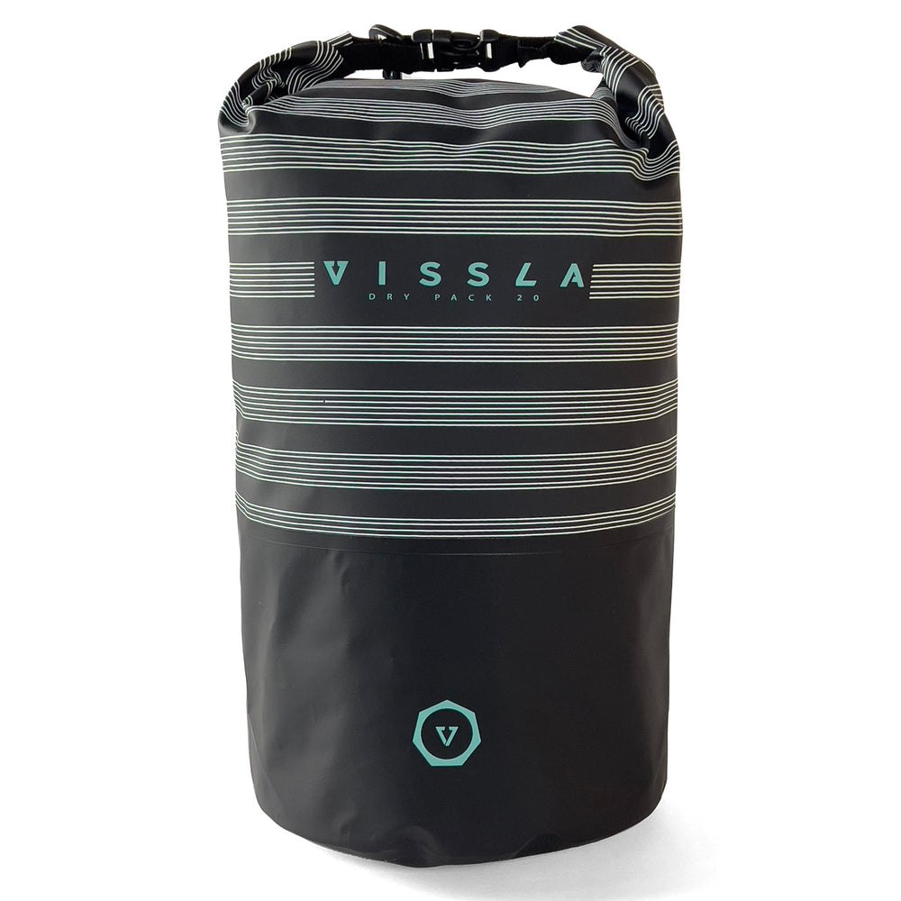 Travel Luggage - Vissla 7 Seas 20L Dry Pack - Black Stripe